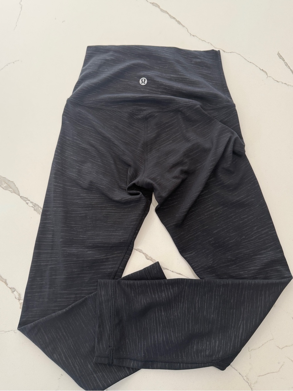 lululemon athletica Black Workout Leggings with Logo Dot